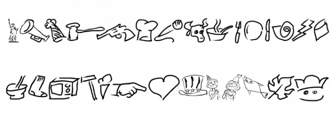 Wacollection 字体 大写