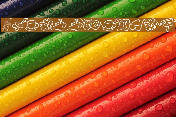Wacollection Font examples