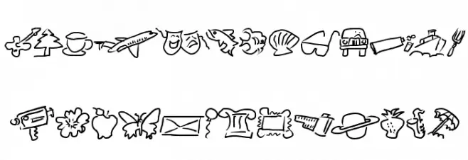 Wacollection फ़ॉन्ट लोअरकेस