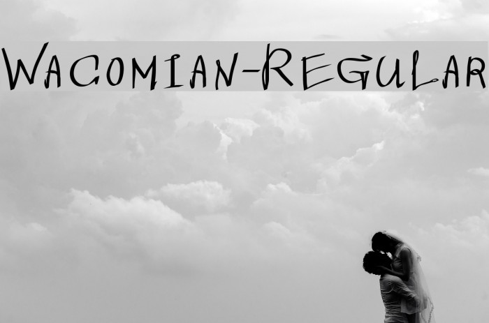 Wacomian-Regular Font examples