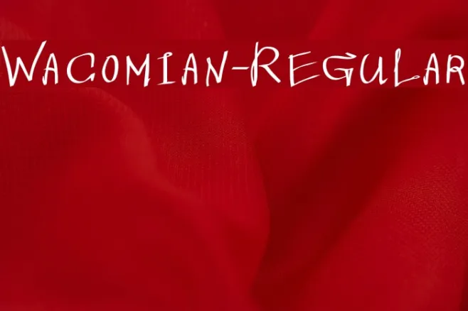 Wacomian-Regular Example 3
