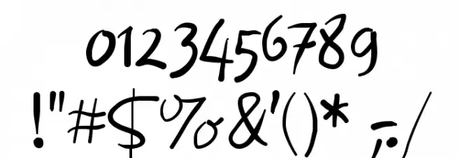 Wacomiqua67 Font OTHER CHARS