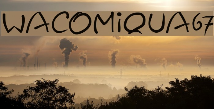 Wacomiqua67 फ़ॉन्ट examples