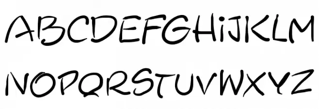 Wacomiqua67 Font LOWERCASE