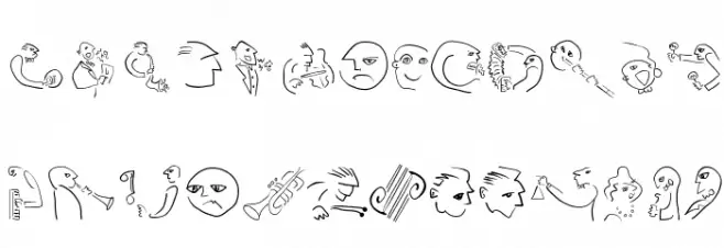 Wacomusish Font Litere mici