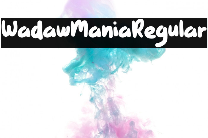 WadawManiaRegular Font examples