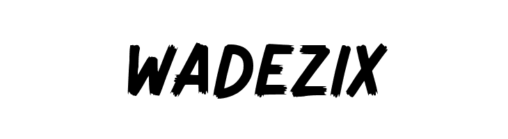 Wadezix  Fuentes Gratis Descargar