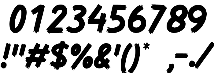 Wadezix Font OTHER CHARS