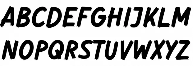 Wadezix Шрифта ВЕРХНИЙ