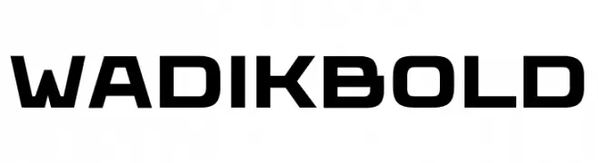 Wadik Bold  免费字体下载