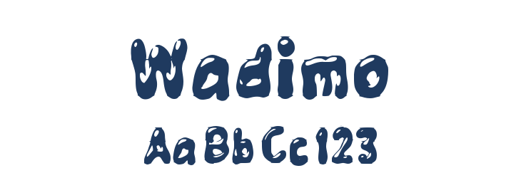 Wadimo Font Preview