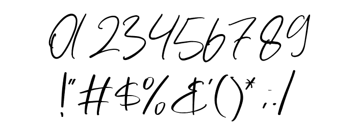 Wadmont Font Alte caractere