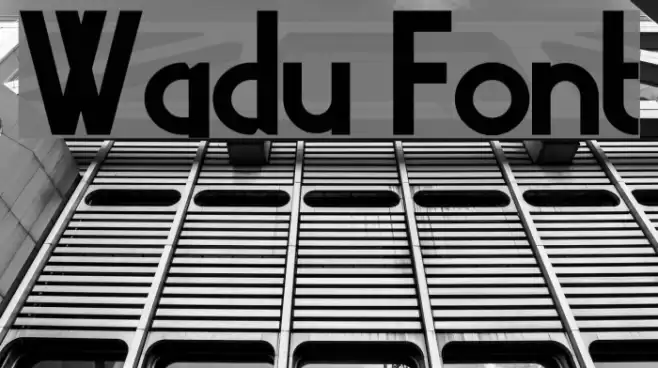 Wadu Font examples