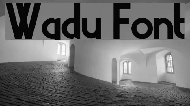 Wadu Font examples