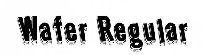 Wafer Regular  Frei Schriftart Herunterladen