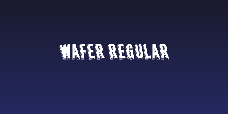 Wafer Regular Social Header