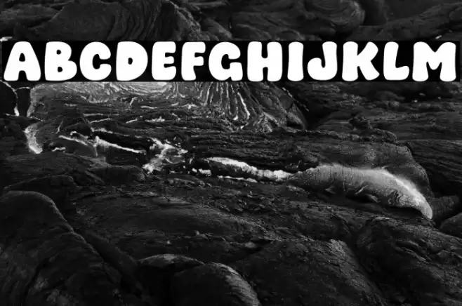 Waffle Cake Font examples