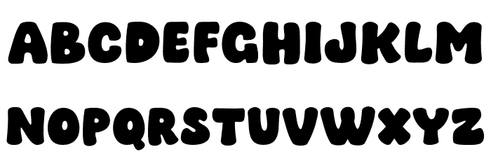 Waffle Cake Font LOWERCASE