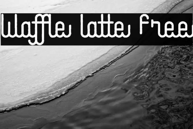 Waffle Latte Free Font examples