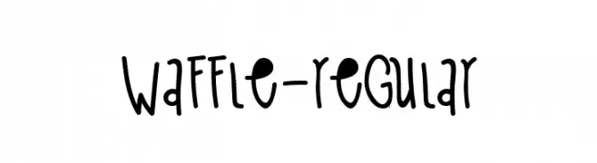 Waffle-Regular  Fuentes Gratis Descargar