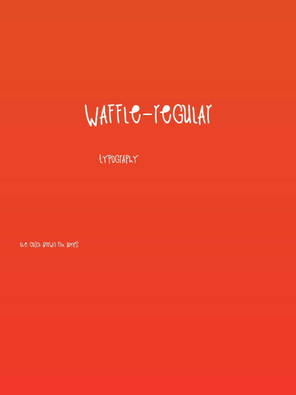 Waffle-Regular Poster