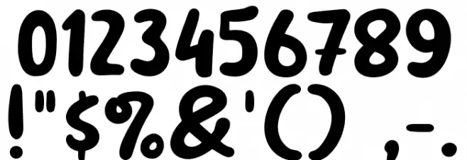 Waffle Story Font OTHER CHARS