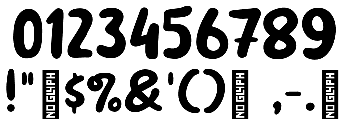 Waffle Story Font OTHER CHARS