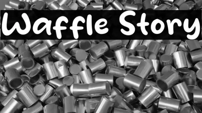 Waffle Story Font examples