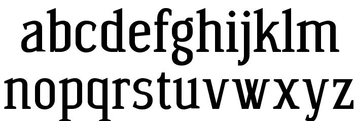 Wagashi Serif Font LOWERCASE