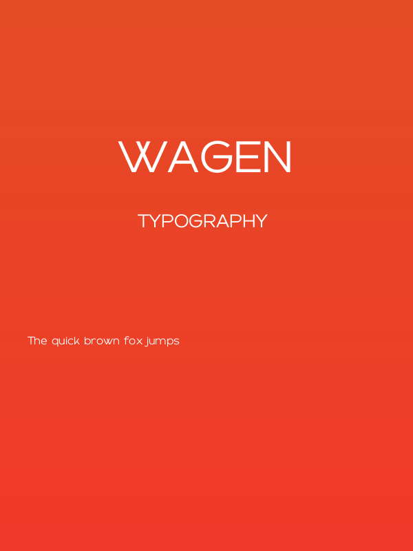 Wagen Poster