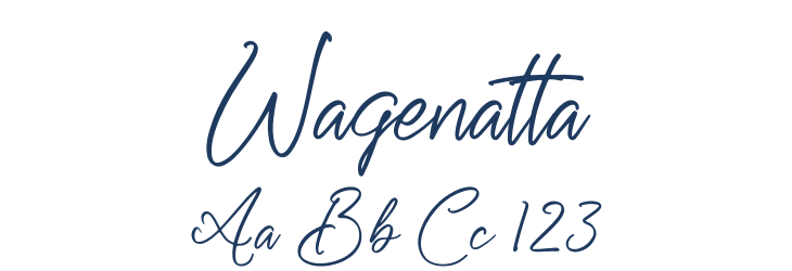Wagenatta Font Preview