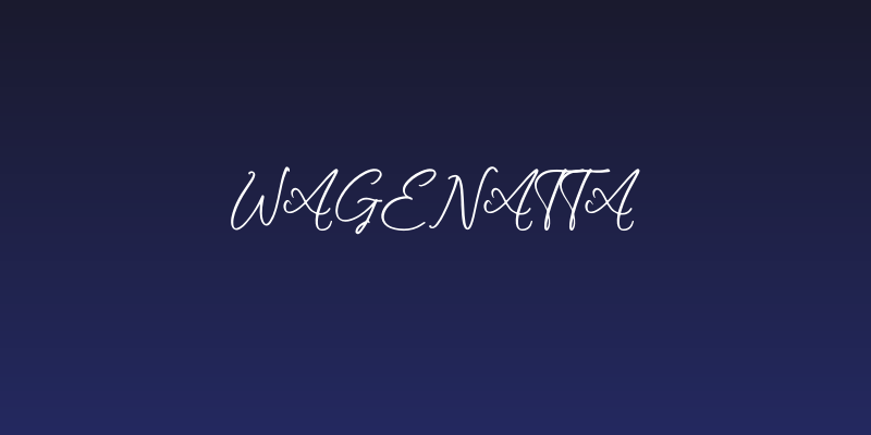 Wagenatta Social Header