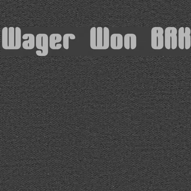 Wager Won BRK Fonte examples