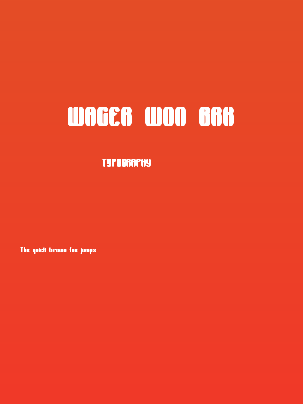 Wager Won BRK Poster