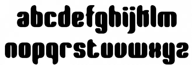 Wager Won BRK Schriftart Kleinbuchstaben