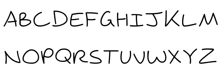 Wagnasty Font LOWERCASE