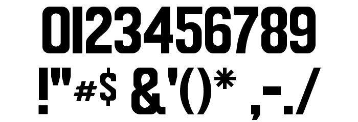 Wagner Modern Font OTHER CHARS