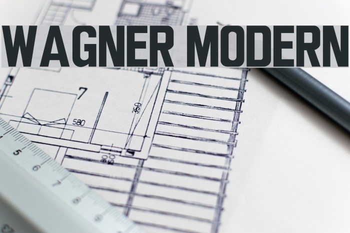 Wagner Modern Font examples