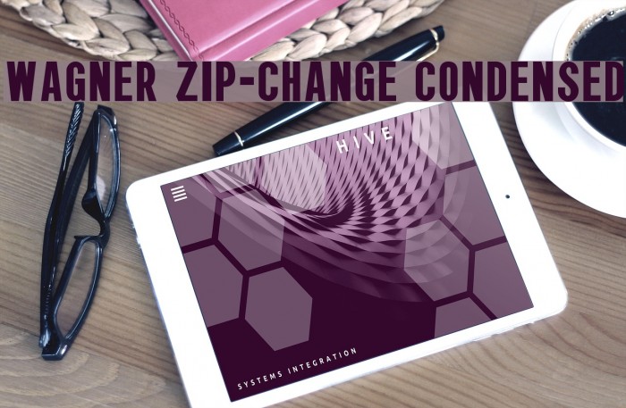 Wagner Zip-Change Condensed Font examples