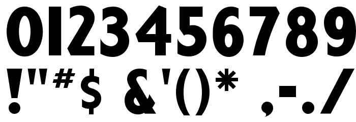 Wagner Zip-Change Font OTHER CHARS