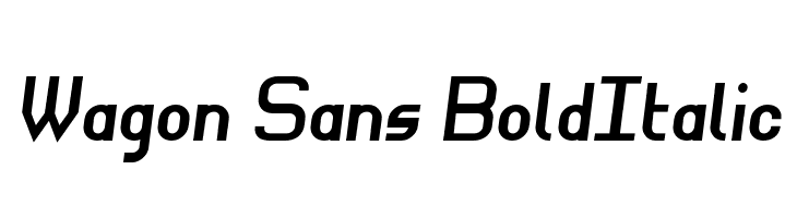 Wagon Sans BoldItalic  Fuentes Gratis Descargar