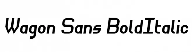 Wagon Sans BoldItalic  Fuentes Gratis Descargar
