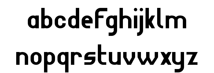 Wagon Sans Bold Font LOWERCASE