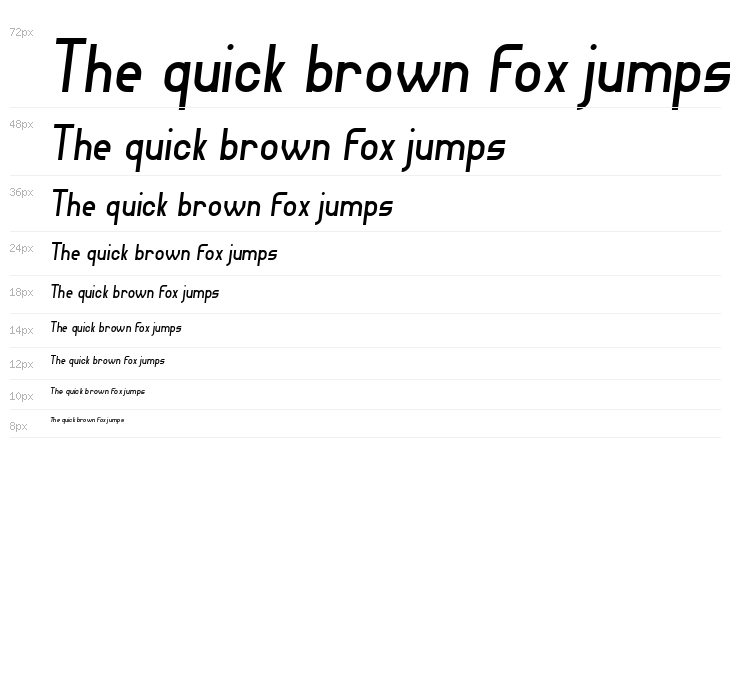 Wagon Sans Italic Waterfall