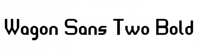 Wagon Sans Two Bold  Fuentes Gratis Descargar