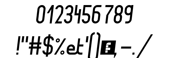 Wagon Sans Two Italic Font OTHER CHARS