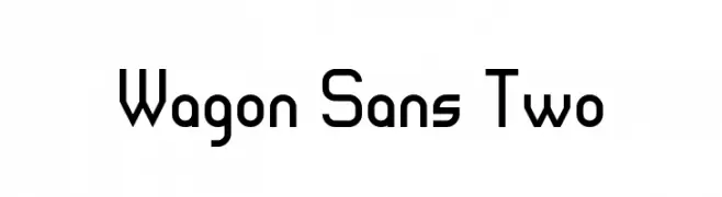 Wagon Sans Two  Fuentes Gratis Descargar