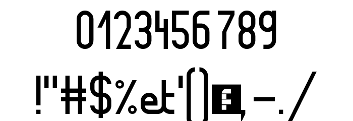 Wagon Sans Two Font OTHER CHARS