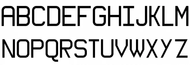 Wagon Sans Two フォント 大文字
