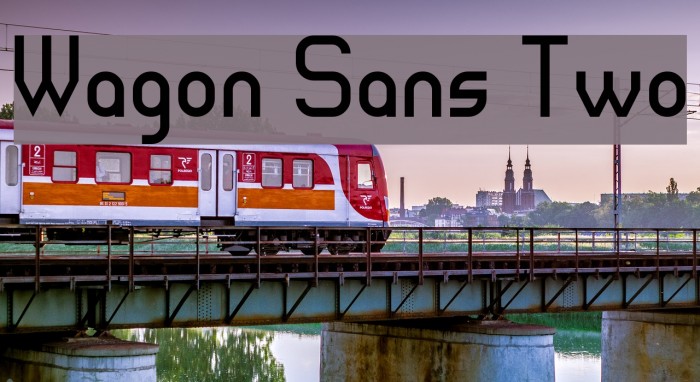 Wagon Sans Two Font examples